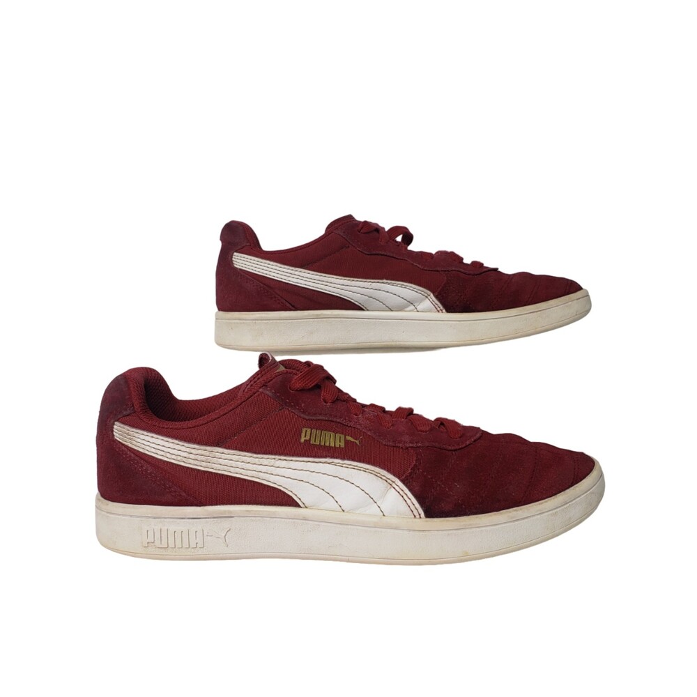 PUMA Astro Kick Red Suede Sneakers Running Shoes Womens Size 7